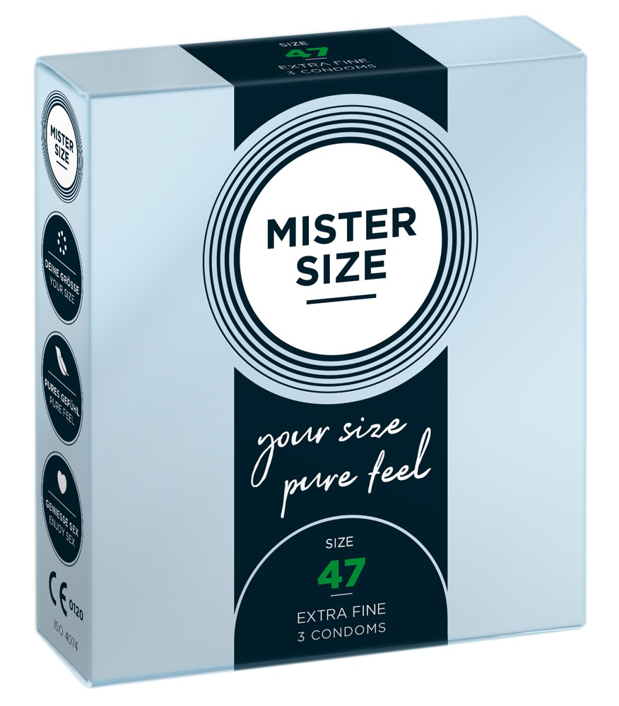 Mister Size – Préservatifs / Pack de 3