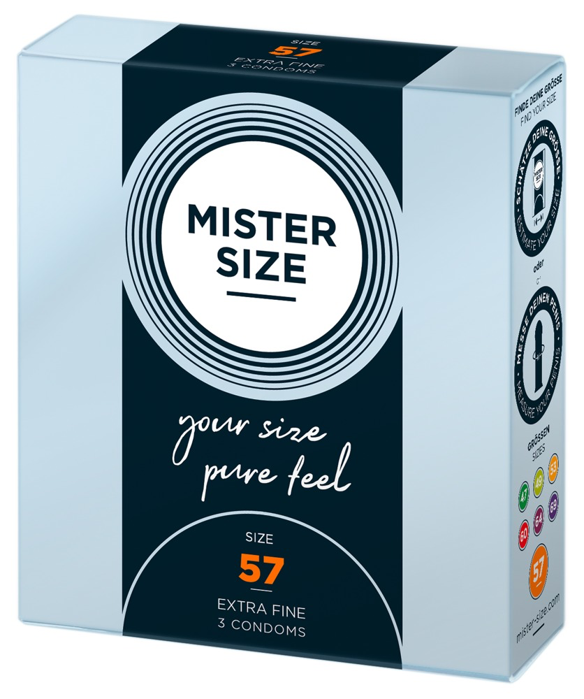 Mister Size – Préservatifs / Pack de 3