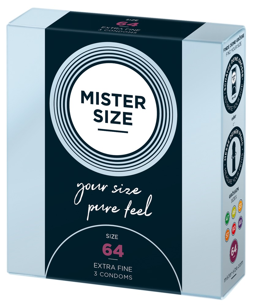 Mister Size – Préservatifs / Pack de 3