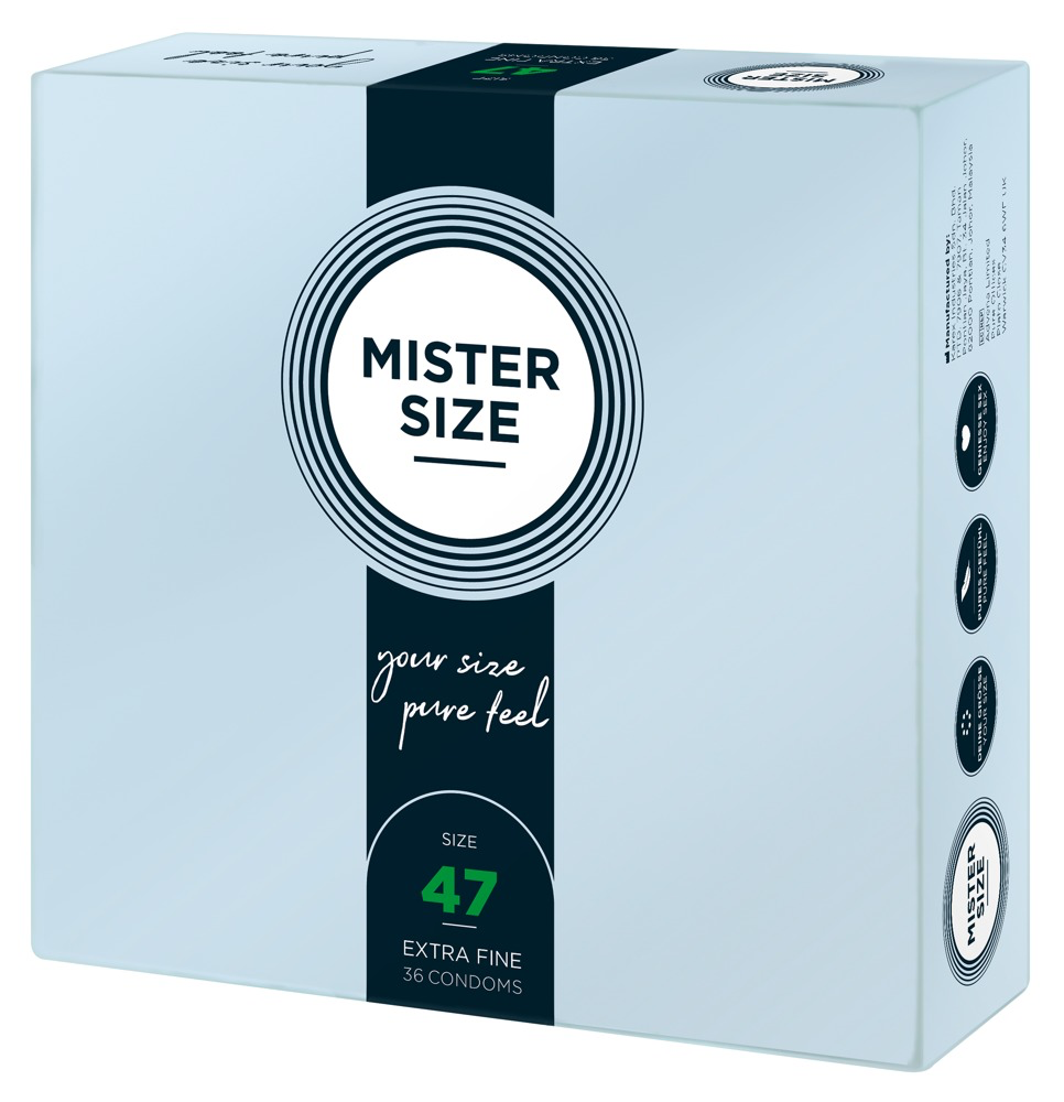 Mister Size – Préservatif / Pack de 36